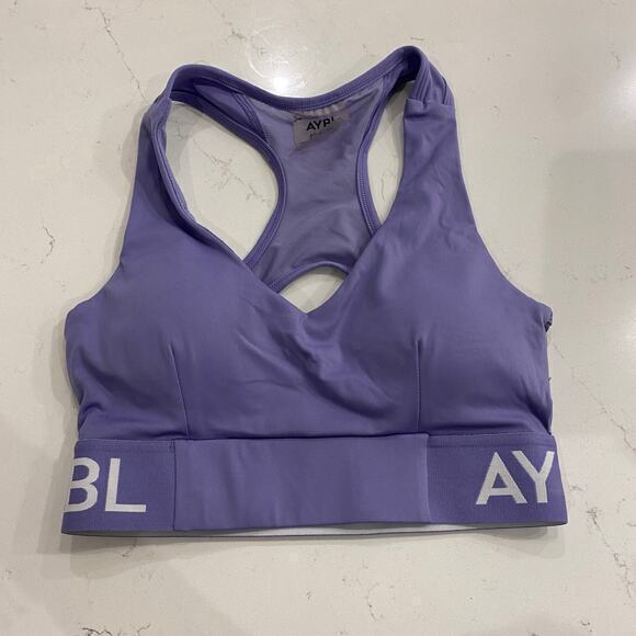 AYBL Racerback Sports Bra Purple Size Small - Picture 1 of 6